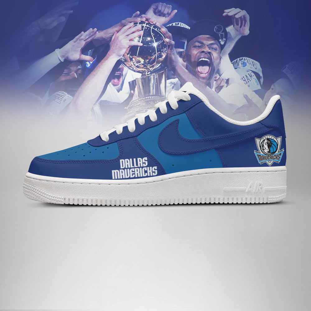 [HOT DEAL] NEW CUSTOMIZED NBA18 DMA DALLAS MAVERICKS AF1 SHOES