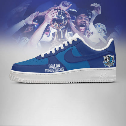 [HOT DEAL] NEW CUSTOMIZED NBA18 DMA DALLAS MAVERICKS AF1 SHOES