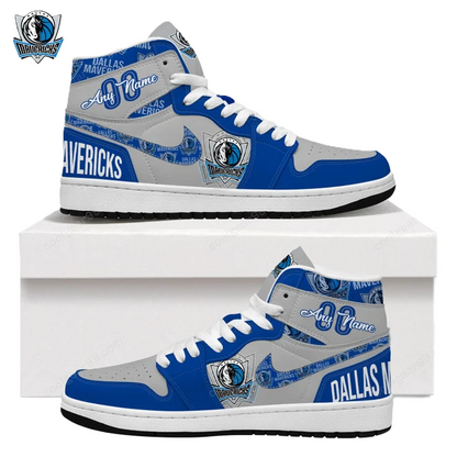 [HOT DEAL] NEW CUSTOMIZED NBA18 DMA DALLAS MAVERICKS AIR JORDAN SNEAKERS
