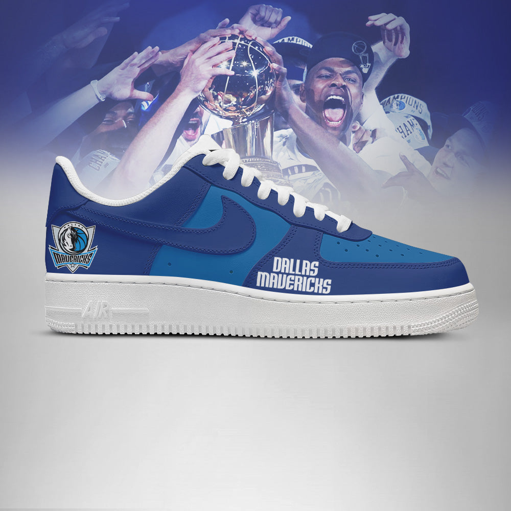 [HOT DEAL] NEW CUSTOMIZED NBA18 DMA DALLAS MAVERICKS AF1 SHOES