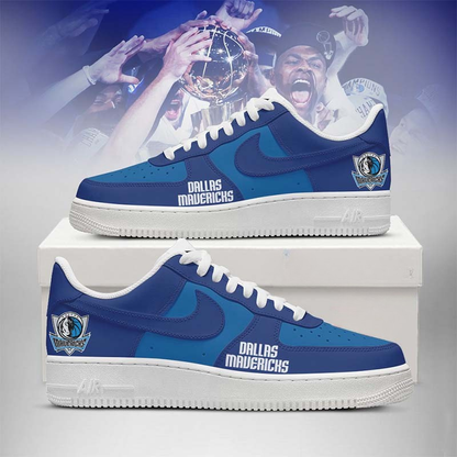 [HOT DEAL] NEW CUSTOMIZED NBA18 DMA DALLAS MAVERICKS AF1 SHOES