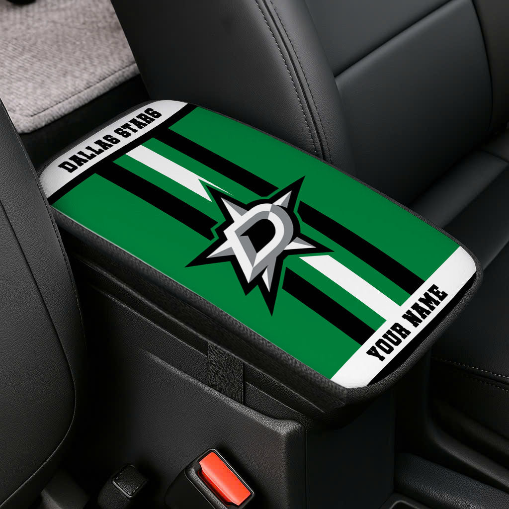LIMITED EDITION - NEW CUSTOMIZED NHL15 DLS DALLAS STARS CAR ARMREST PAD COVER