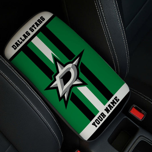 LIMITED EDITION - NEW CUSTOMIZED NHL15 DLS DALLAS STARS CAR ARMREST PAD COVER