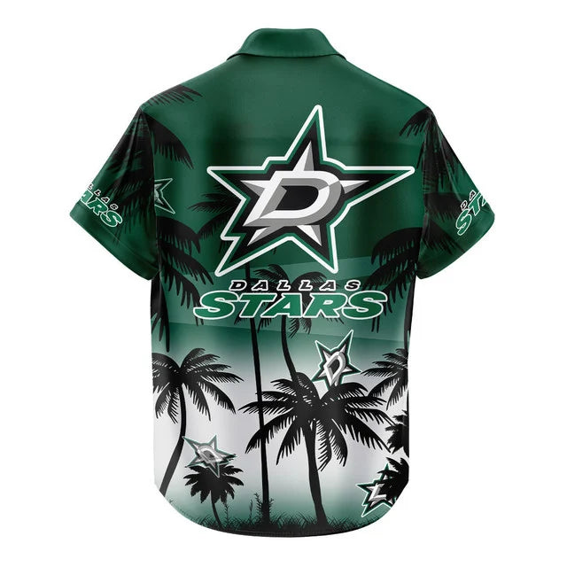 LIMITED EDITION - NEW CUSTOMIZED NHL15 DLS DALLAS STARS UNISEX HAWAIIAN SHIRT & SHORTS SET