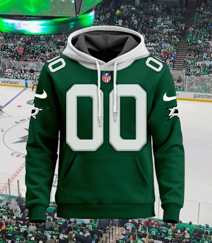 LIMITED EDITION - NEW CUSTOMIZED NHL15 DLS DALLAS STARS UNISEX T-SHIRT, POLO, HOODIE & JACKETS