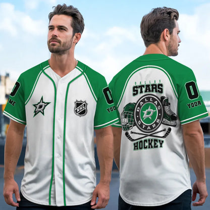 LIMITED EDITION - NEW CUSTOMIZED NHL15 DLS DALLAS STARS BASEBALL JERSEY