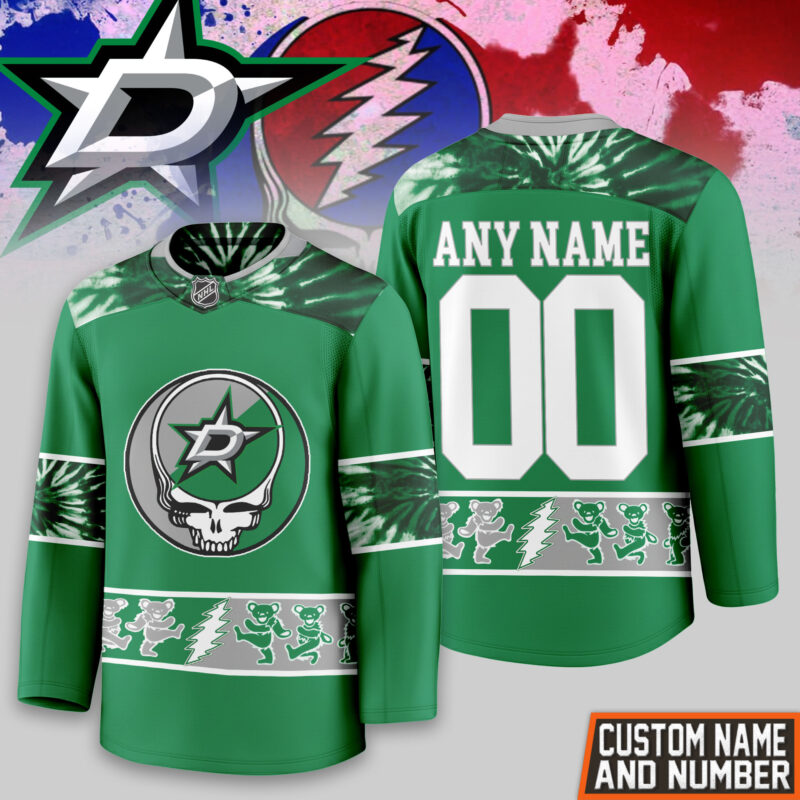[SUPER SALE] NEW CUSTOMIZED NHL15 DLS DALLAS STARS UNISEX HOCKEY JERSEY