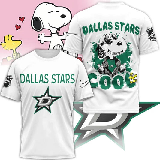 LIMITED EDITION - NEW CUSTOMIZED NHL15 DLS DALLAS STARS X SNOOPY T-SHIRT, SWEATSHIRT, HOODIE & ZIP HOODIE