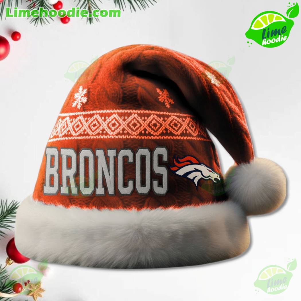 LIMITED EDITION - NEW CUSTOMIZED NFL13 DVB DENVER BRONCOS CHRISTMAS HAT