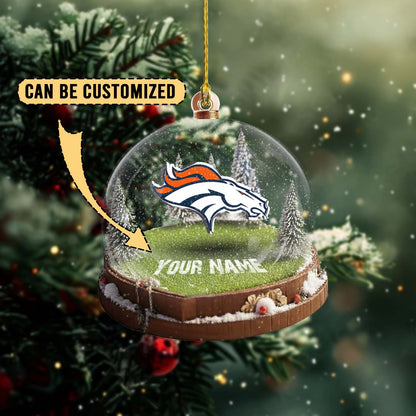 LIMITED EDITION - NEW CUSTOMIZED NFL13 DVB DENVER BRONCOS ACRYLIC ORNAMENT