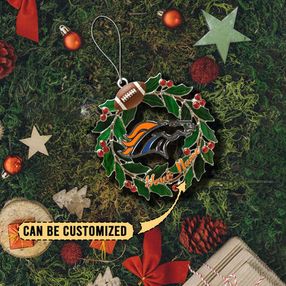LIMITED EDITION - NEW CUSTOMIZED NFL13 DVB DENVER BRONCOS ACRYLIC ORNAMENT