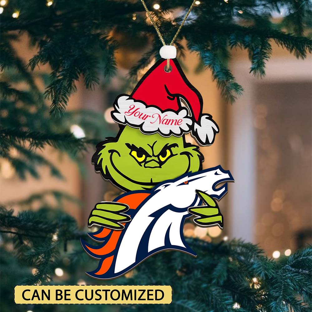 LIMITED EDITION - NEW CUSTOMIZED NFL13 DVB DENVER BRONCOS ACRYLIC ORNAMENT