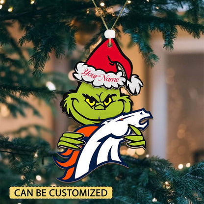 LIMITED EDITION - NEW CUSTOMIZED NFL13 DVB DENVER BRONCOS ACRYLIC ORNAMENT