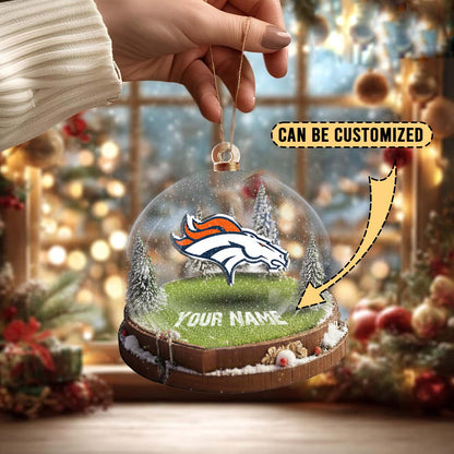 LIMITED EDITION - NEW CUSTOMIZED NFL13 DVB DENVER BRONCOS ACRYLIC ORNAMENT