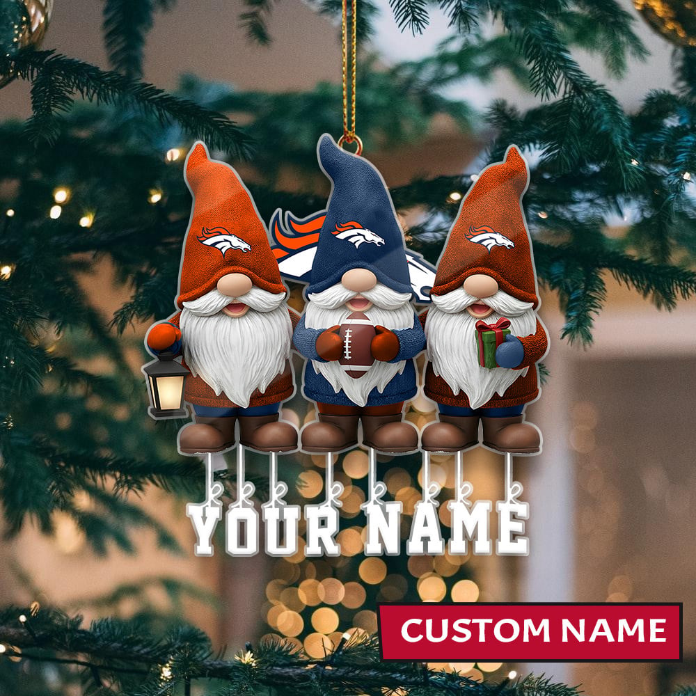 LIMITED EDITION - NEW CUSTOMIZED NFL13 DVB DENVER BRONCOS ORNAMENT
