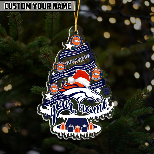 LIMITED EDITION - NEW CUSTOMIZED NFL13 DVB DENVER BRONCOS ORNAMENT