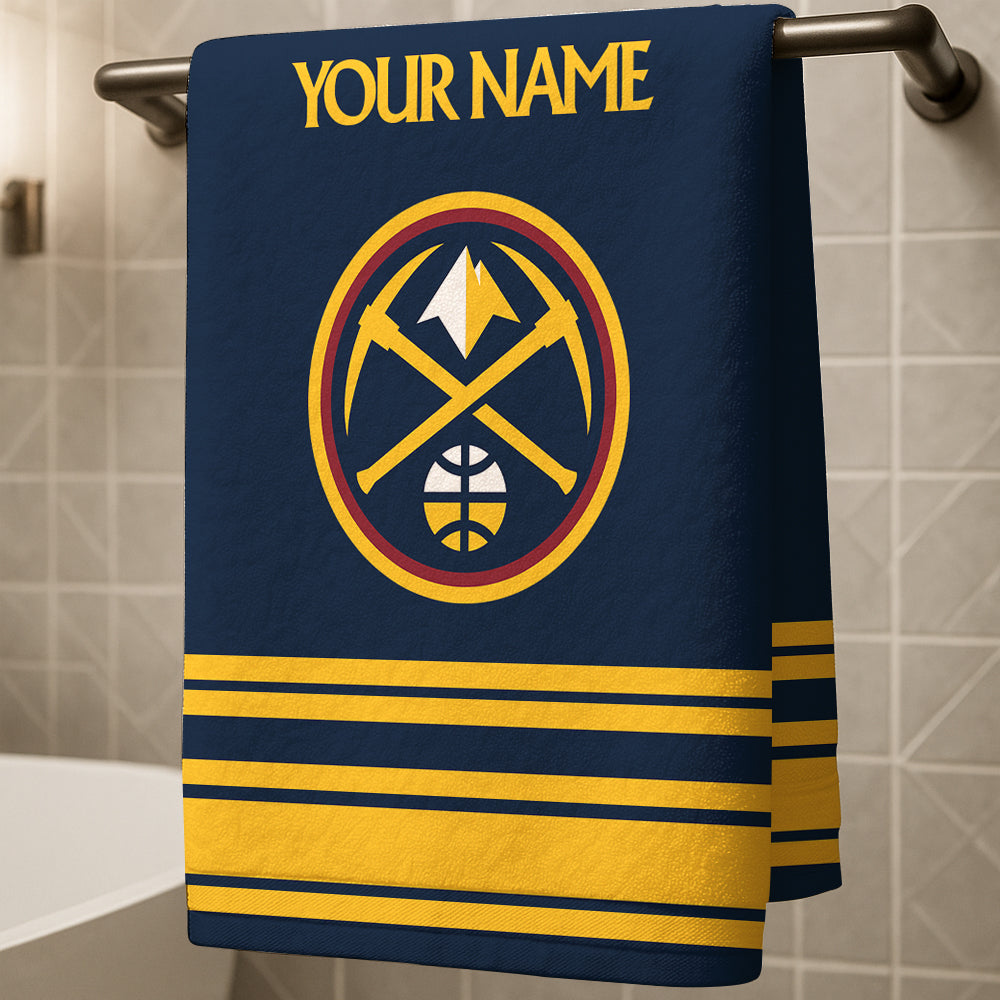 The Nuggets NBA Personalized Beach & Bath Towel