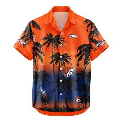 LIMITED EDITION - NEW CUSTOMIZED NFL13 DVB DENVER BRONCOS UNISEX HAWAIIAN SHIRT & SHORTS SET