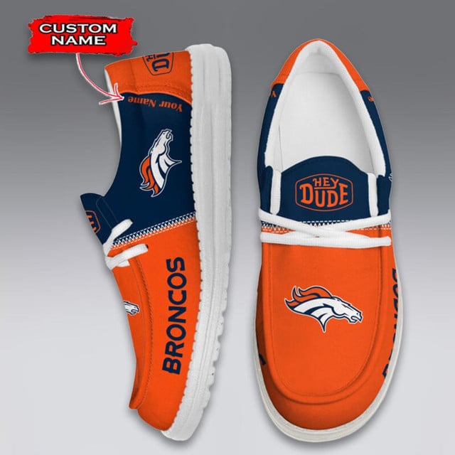 LIMITED EDITION - NEW CUSTOMIZED NFL13 DVB DENVER BRONCOS LOAFER SHOES