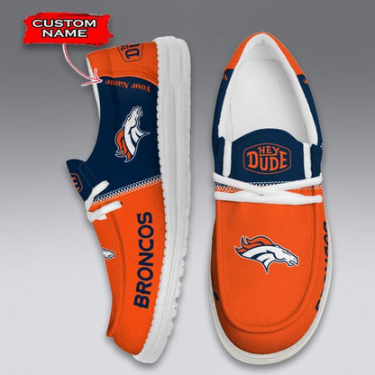 LIMITED EDITION - NEW CUSTOMIZED NFL13 DVB DENVER BRONCOS LOAFER SHOES