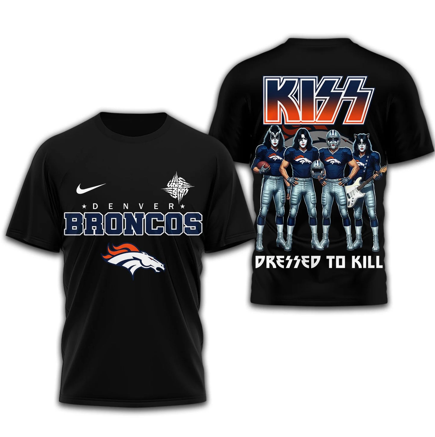 LIMITED EDITION - NEW CUSTOMIZED NFL13 DVB DENVER BRONCOS T-SHIRT | MULTIPLE COLORS AVAILABLE