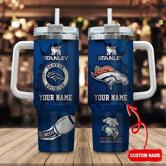 LIMITED EDITION - NEW CUSTOMIZED NFL13 DVB DENVER BRONCOS TUMBLER CUP