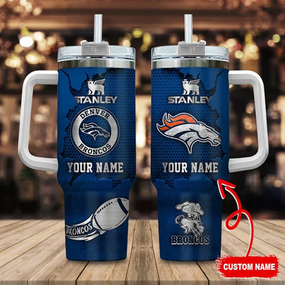 LIMITED EDITION - NEW CUSTOMIZED NFL13 DVB DENVER BRONCOS TUMBLER CUP