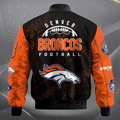 LIMITED EDITION - NEW CUSTOMIZED NFL13 DVB DENVER BRONCOS SATIN VARSITY JACKET & LONG PANTS