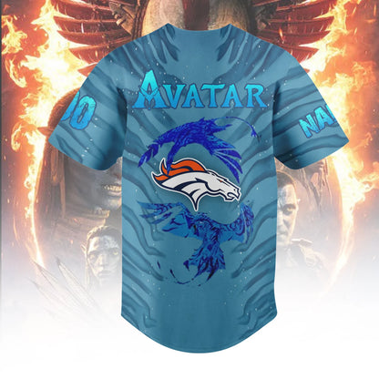 LIMITED EDITION - NEW CUSTOMIZED NFL13 DVB DENVER BRONCOS BASEBALL JERSEY