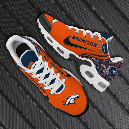 LIMITED EDITION - NEW CUSTOMIZED NFL13 DVB DENVER BRONCOS UNISEX AIR MAX PLUS SNEAKERS