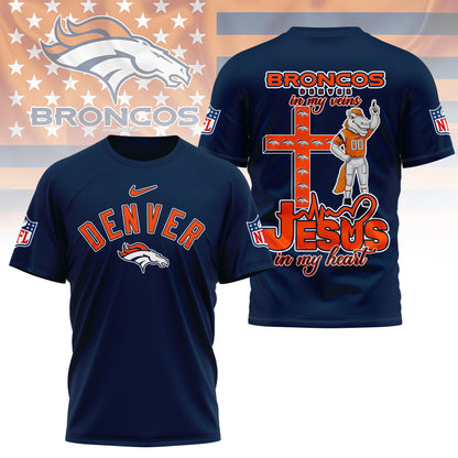 LIMITED EDITION - NEW CUSTOMIZED NFL13 DVB DENVER BRONCOS T-SHIRT | MULTIPLE COLORS AVAILABLE