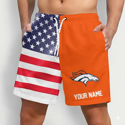 LIMITED EDITION - NEW PREMIUM NFL13 DVB DENVER BRONCOS SHORT PANTS