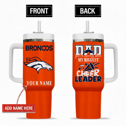 [SPECIAL OFFER] NEW CUSTOMIZED NFL13 DVB DENVER BRONCOS 40OZ TUMBLER