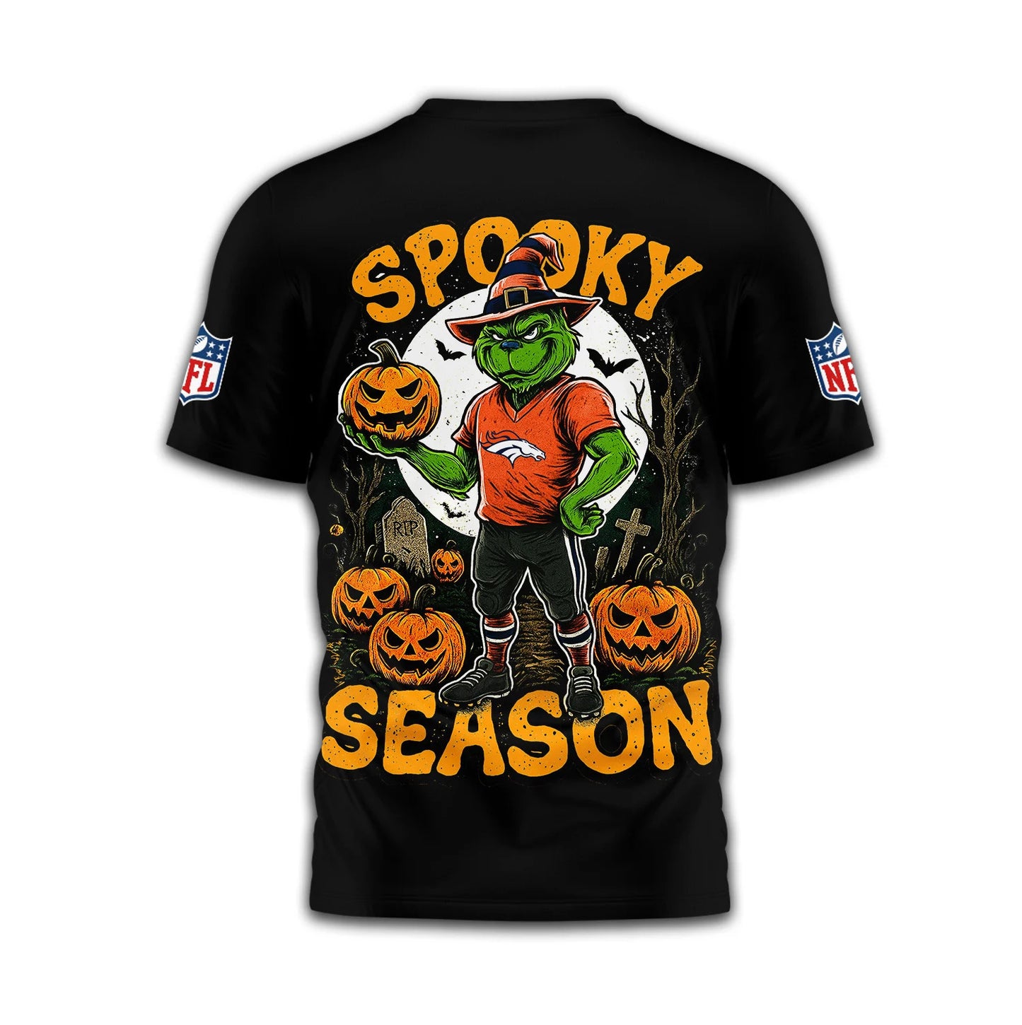 LIMITED EDITION - NEW CUSTOMIZED NFL13 DVB DENVER BRONCOS x SPOOKY SEASON T-SHIRT, HOODIE, ZIP HOODIE