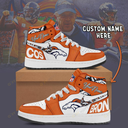 [SPECIAL OFFER] NEW CUSTOMIZED NFL13 DVB DENVER BRONCOS AIR JORDAN 1