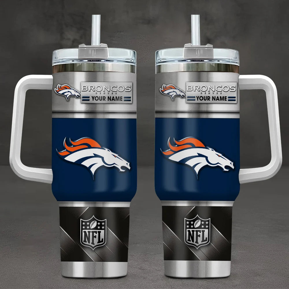 LIMITED EDITION - NEW CUSTOMIZED NFL13 DVB DENVER BRONCOS TUMBLER CUP