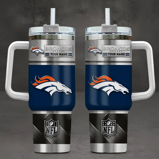 LIMITED EDITION - NEW CUSTOMIZED NFL13 DVB DENVER BRONCOS TUMBLER CUP