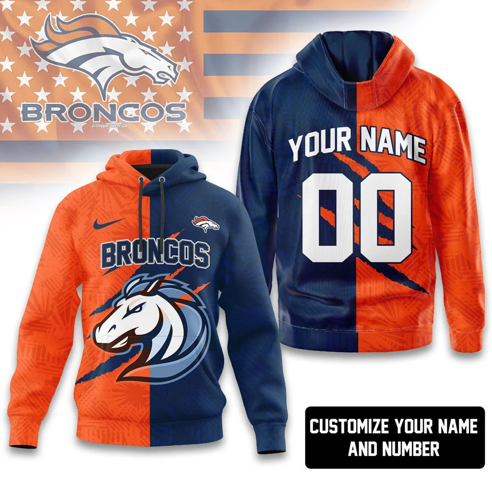 LIMITED EDITION - NEW CUSTOMIZED NFL13 DVB DENVER BRONCOS T-SHIRT, HOODIE, ZIP HOODIE