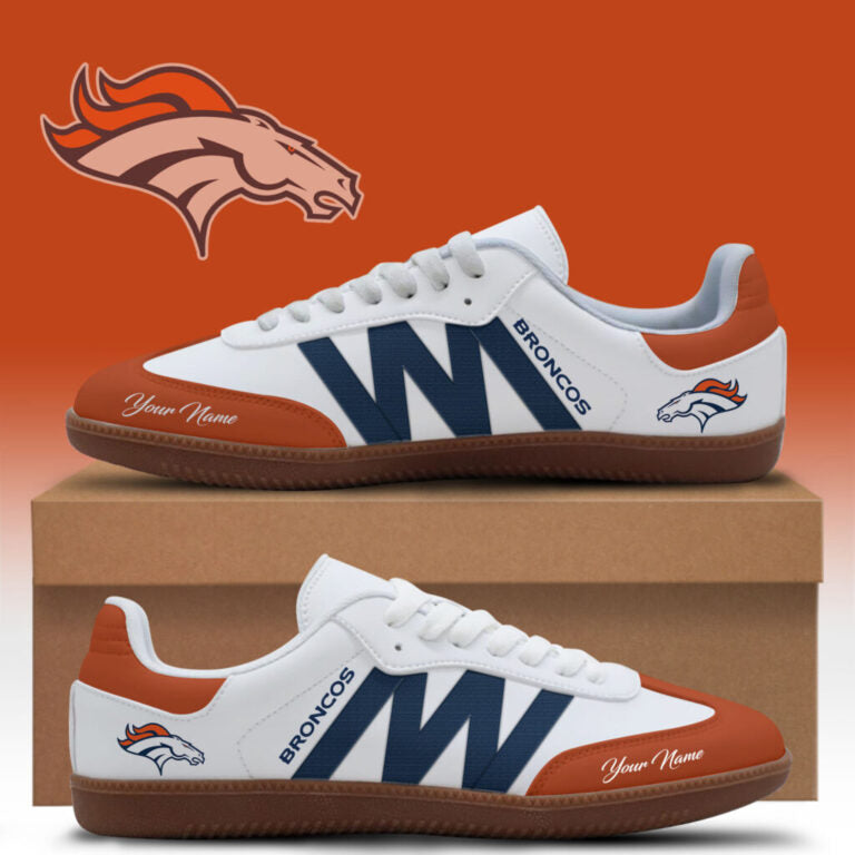 LIMITED EDITION - NEW CUSTOMIZED NFL13 DVB DENVER BRONCOS CLASSIC SNEAKERS
