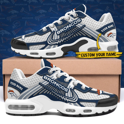 LIMITED EDITION - NEW CUSTOMIZED NFL13 DVB DENVER BRONCOS UNISEX AIR MAX PLUS SNEAKERS