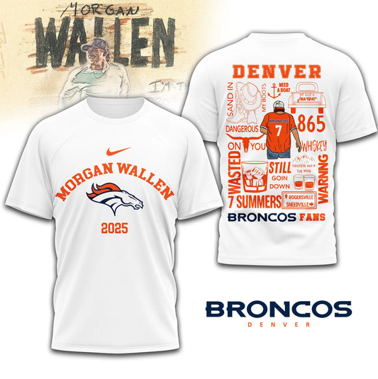 LIMITED EDITION - NEW CUSTOMIZED NFL13 DVB DENVER BRONCOS T-SHIRT | MULTIPLE COLORS AVAILABLE