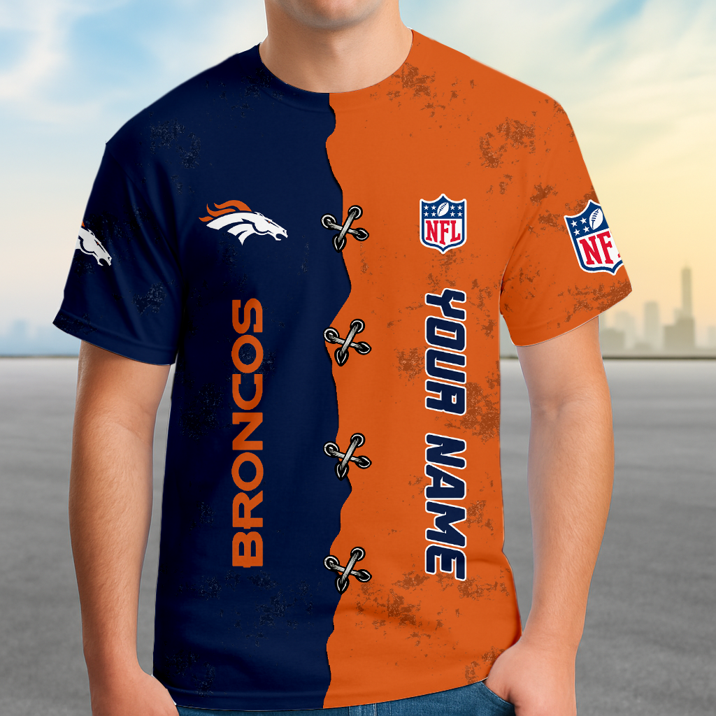 LIMITED EDITION - NEW CUSTOMIZED NFL13 DVB DENVER BRONCOS UNISEX T-SHIRT, POLO, HOODIE & JACKETS