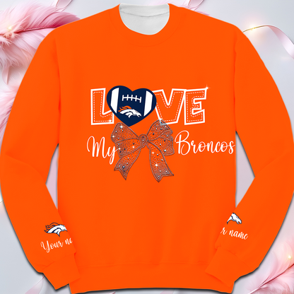 LIMITED EDITION - NEW CUSTOMIZED NFL13 DVB DENVER BRONCOS UNISEX T-SHIRT, POLO, HOODIE & JACKETS