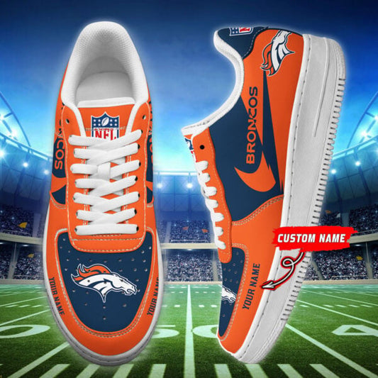 [SPECIAL OFFER] NEW CUSTOMIZED NFL13 DVB DENVER BRONCOS AF1 SNEAKERS