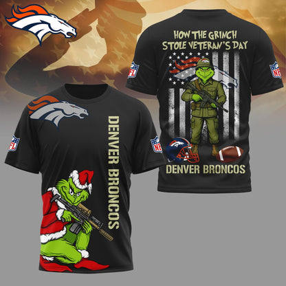 LIMITED EDITION - NEW CUSTOMIZED NFL13 DVB DENVER BRONCOS 3D SHIRT