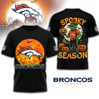 LIMITED EDITION - NEW CUSTOMIZED NFL13 DVB DENVER BRONCOS x SPOOKY SEASON T-SHIRT, HOODIE, ZIP HOODIE