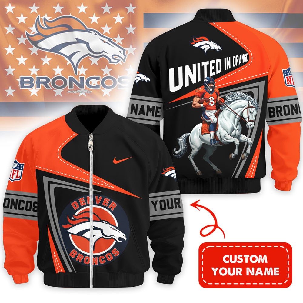 LIMITED EDITION - NEW CUSTOMIZED NFL13 DVB DENVER BRONCOS UNISEX T-SHIRT, POLO, HOODIE & JACKETS