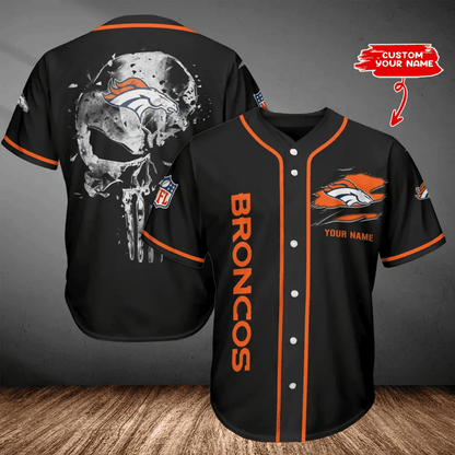 LIMITED EDITION - NEW CUSTOMIZED NFL13 DVB DENVER BRONCOS BASEBALL JERSEY