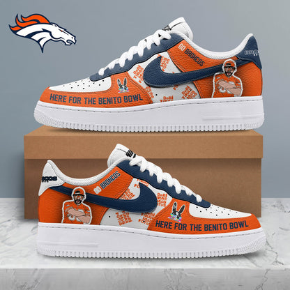 LIMITED EDITION - NEW CUSTOMIZED NFL13 DVB DENVER BRONCOS SUPER BOWL HALFTIME SHOW AF1 SHOES