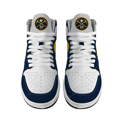 [HOT DEAL] NEW CUSTOMIZED NBA08 DNU DENVER NUGGETS AIR JORDAN SNEAKERS